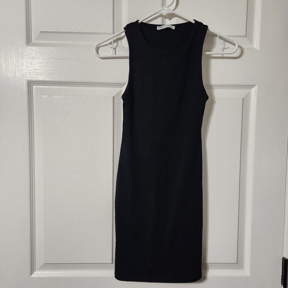 Zara Black Sleeveless Mini Dress
